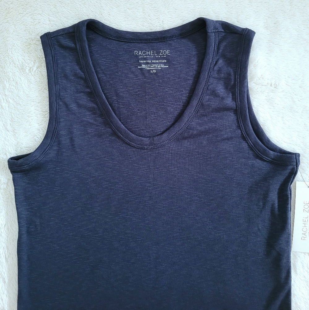 Rachel Zoe Sleeveless Layering Essentials Space🌌 Dyed Top - NWT - Picture 6 of 12